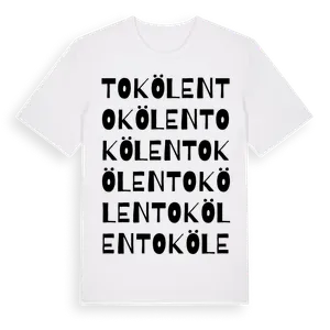 Tokölen ordlek t-shirt – ekologisk bomull t-shirt från Pinshirt