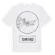 White t-shirt med Tomtebo t-shirt
