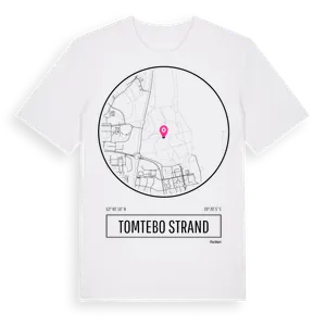 Tomtebo Strand t-shirt – ekologisk bomull t-shirt från Pinshirt