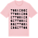 Pink Cotton t-shirt med Torberget ordlek t-shirt