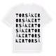 Torsåker ordlek t-shirt