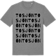 Mid Heather Gray t-shirt med Tosjön ordlek t-shirt