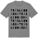 Mid Heather Gray t-shirt med Träskbodarna ordlek t-shirt