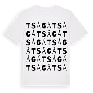 Tsågá ordlek t-shirt – ekologisk bomull t-shirt från Pinshirt