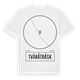 White t-shirt med Tväråträsk t-shirt