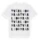 Tvärlidmyran ordlek t-shirt