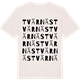 Vintage White t-shirt med Tvärnäs ordlek t-shirt
