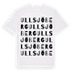Ullsjöberg ordlek t-shirt