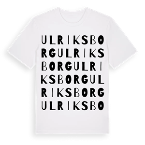 Ulriksborg ordlek t-shirt – ekologisk bomull t-shirt från Pinshirt