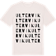 Vintage White t-shirt med Ultervik ordlek t-shirt