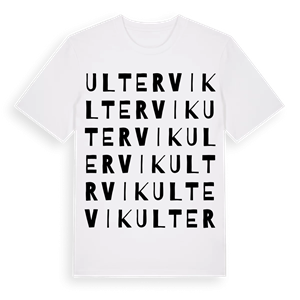 Ultervik ordlek t-shirt – ekologisk bomull t-shirt från Pinshirt