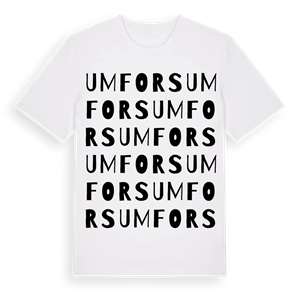 Umfors ordlek t-shirt – ekologisk bomull t-shirt från Pinshirt