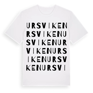 Ursviken ordlek t-shirt – ekologisk bomull t-shirt från Pinshirt