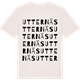 Vintage White t-shirt med Utternäs ordlek t-shirt