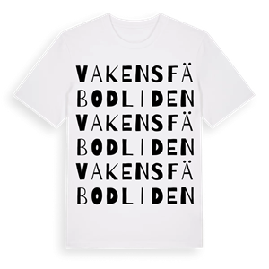 Vakensfäbodliden ordlek t-shirt – ekologisk bomull t-shirt från Pinshirt