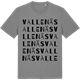 Mid Heather Gray t-shirt med Vallenäs ordlek t-shirt