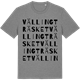 Mid Heather Gray t-shirt med Vällingträsket ordlek t-shirt