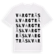 Vargträsk ordlek t-shirt