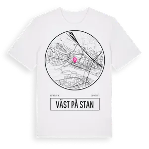 Väst På Stan t-shirt – ekologisk bomull t-shirt från Pinshirt
