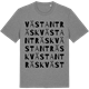 Mid Heather Gray t-shirt med Västanträsk ordlek t-shirt