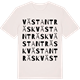 Vintage White t-shirt med Västanträsk ordlek t-shirt