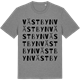 Mid Heather Gray t-shirt med Västbyn ordlek t-shirt