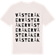Vintage White t-shirt med Västeråker ordlek t-shirt
