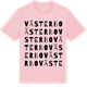 Pink Cotton t-shirt med Västerbo ordlek t-shirt