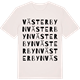 Vintage White t-shirt med Västerbyn ordlek t-shirt