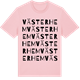 Pink Cotton t-shirt med Västerhem ordlek t-shirt
