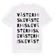 Västerhiske ordlek t-shirt