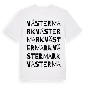 Västermark ordlek t-shirt – ekologisk bomull t-shirt från Pinshirt