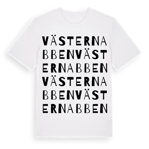 Västernabben ordlek t-shirt – ekologisk bomull t-shirt från Pinshirt