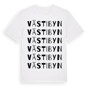 Västibyn ordlek t-shirt – ekologisk bomull t-shirt från Pinshirt