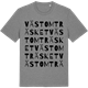 Mid Heather Gray t-shirt med Västomträsket ordlek t-shirt