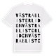 Västra Blisterliden ordlek t-shirt
