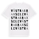 Västra Braxsele ordlek t-shirt