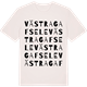 Vintage White t-shirt med Västra Gafsele ordlek t-shirt