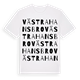 Västra Hansbro ordlek t-shirt