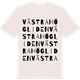 Vintage White t-shirt med Västra Högliden ordlek t-shirt