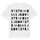 Västra Holmlund ordlek t-shirt