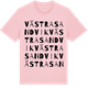 Pink Cotton t-shirt med Västra Sandvik ordlek t-shirt
