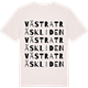 Vintage White t-shirt med Västra Träskliden ordlek t-shirt
