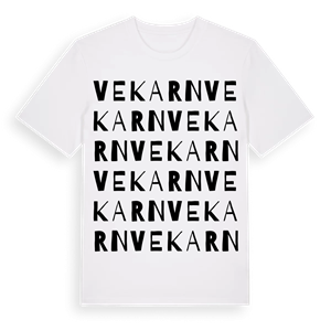 Vekarn ordlek t-shirt – ekologisk bomull t-shirt från Pinshirt