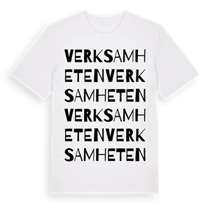 Verksamheten ordlek t-shirt – ekologisk bomull t-shirt från Pinshirt