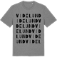 Mid Heather Gray t-shirt med Videlund ordlek t-shirt