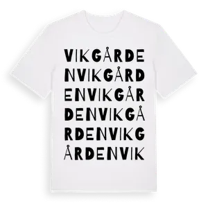 Vikgården ordlek t-shirt – ekologisk bomull t-shirt från Pinshirt