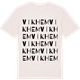 Vintage White t-shirt med Vikhem ordlek t-shirt