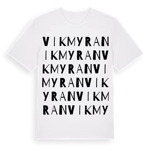 Vikmyran ordlek t-shirt – ekologisk bomull t-shirt från Pinshirt