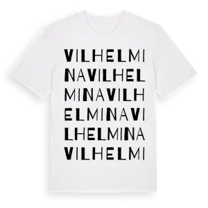 Vilhelmina ordlek t-shirt – ekologisk bomull t-shirt från Pinshirt